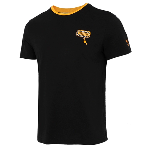 Puma, летний спортивный костюм для отдыха, футболка, короткий рукав, 2023, оверсайз