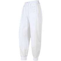 Nike Nike white knitted trousers womens autumn new velvet sports pants warm casual leggings DD5130