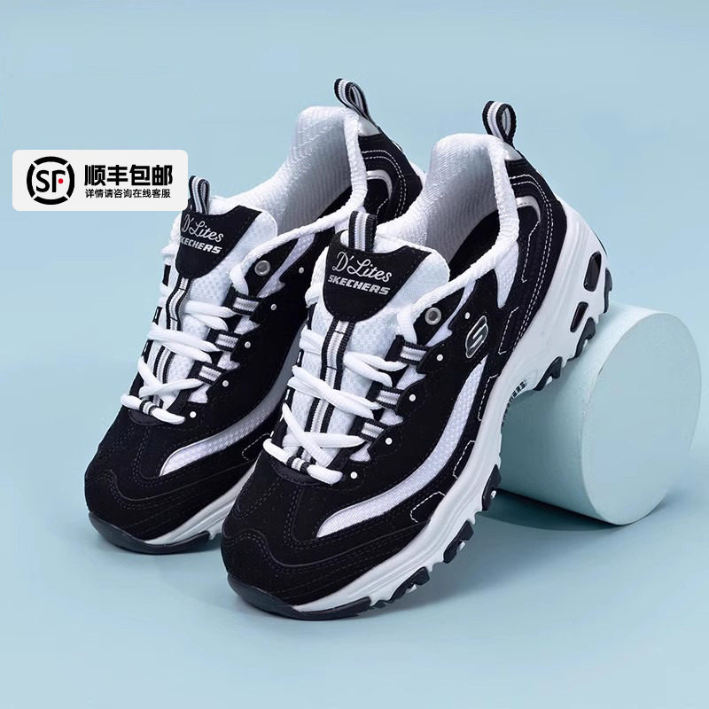 Официальная аутентичная классическая обувь Skechers с пандой; женская обувь; новинка осени; женская спортивная обувь; повседневная обувь; обувь для папы Изображение 1