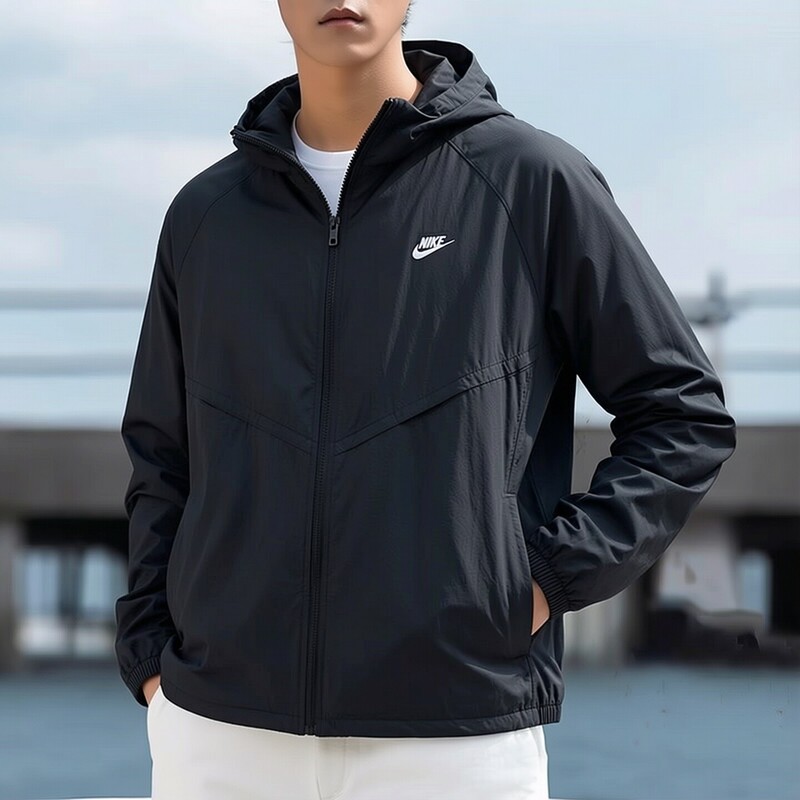 Nike Men's Jacket Official Authentic 2026 New Autumn Sportswear Running Casual Top Hooded Jacket Trendy Nike Men's Jacket Official Authentic 2026 New Autumn Sportswear Running Casual Top Hooded Jacket Trendy