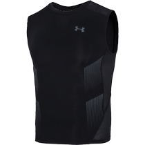 Under Armor UA official tight vest mens summer new fitness training sleeveless T-shirt comfortable sportswear trend