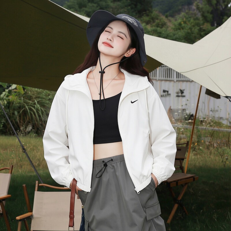 Lucky Leaf | Nike Women's Jacket 2026 Summer New Outdoor Travel Windbreaker Sportswear Lucky Leaf | Nike Women's Jacket 2026 Summer New Outdoor Travel Windbreaker Sportswear