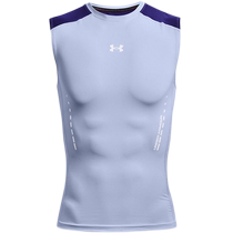 Under Armor vest mens breathable running fitness training clothes summer new sports sleeveless T-shirt quick-drying tights