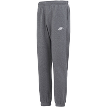 Nike Nike gray knitted trousers mens autumn new velvet warm sports pants casual leggings BV2738