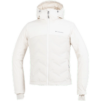 Colombian Short Hooded Down Jacket Womens Outdoor Casual Windproof Sportswear White Cotton Feather Jacket