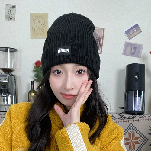 Puma, летняя черная цветная спортивная кепка, шерстяная вязаная шапка