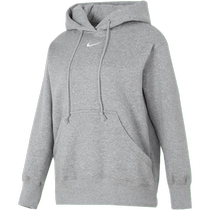 NIKE Nike fleece sports suit womens winter sportswear hooded sweatshirt sweatpants cuffed trousers two-piece set