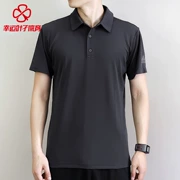 Adidas Adidas nam 2018 mùa thu mới áo sơ mi POLO thể thao ngắn tay áo thun nửa tay giản dị CE1442