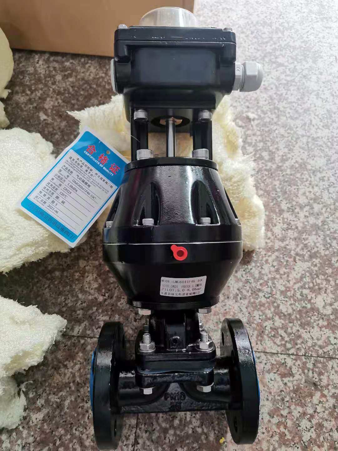 Gemi-type concentrated sulfuric acid-resistant pneumatic diaphragm valve GMG6B41F46-10C acid-base diaphragm valve G6B41F46