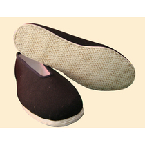 Laiwu cloth shoes pure hand-made cloth shoes encrypted lasagline sole round mouth Shandong Laiwu specialty