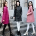 Áo khoác mới 2018 siêu mỏng cho nữ áo đất dài màu trắng vịt xuống Slim nén siêu nhẹ Bo size lớn mùa đông