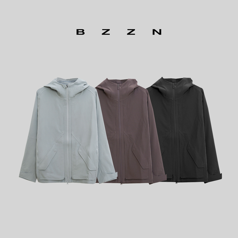 Bzzn Family Benefits③ D Family's Peak Workmanship Fully Glued Soft Shell Hooded Jacket Men's Mountain Peak Jacket