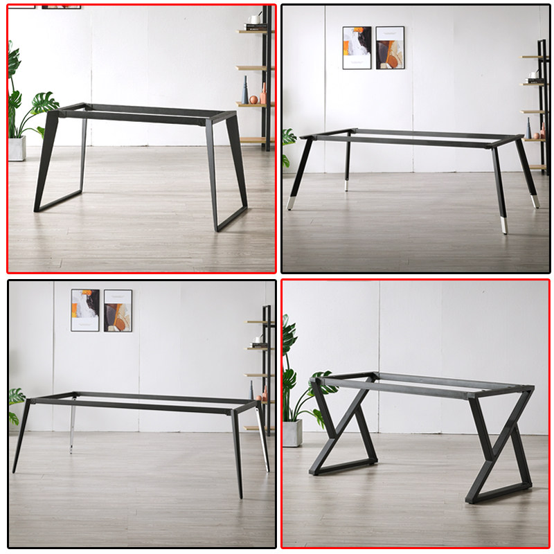 Desk shelf dining table legs computer table leg bracket conference table iron frame wrought iron metal table leg bracket desk rack
