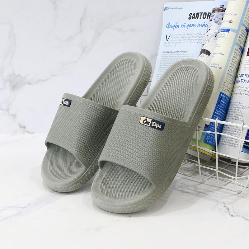 soft sole Soft-Soled Sandals Imported from Vietnam, Natural Rubber Latex, Non-Slip, Men's and Women's Couple Style Bathroom Home Slippers