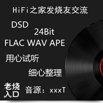 DSD lossless music download vehicle HIFI high quality HIRES sound source with FLAC WAV channel