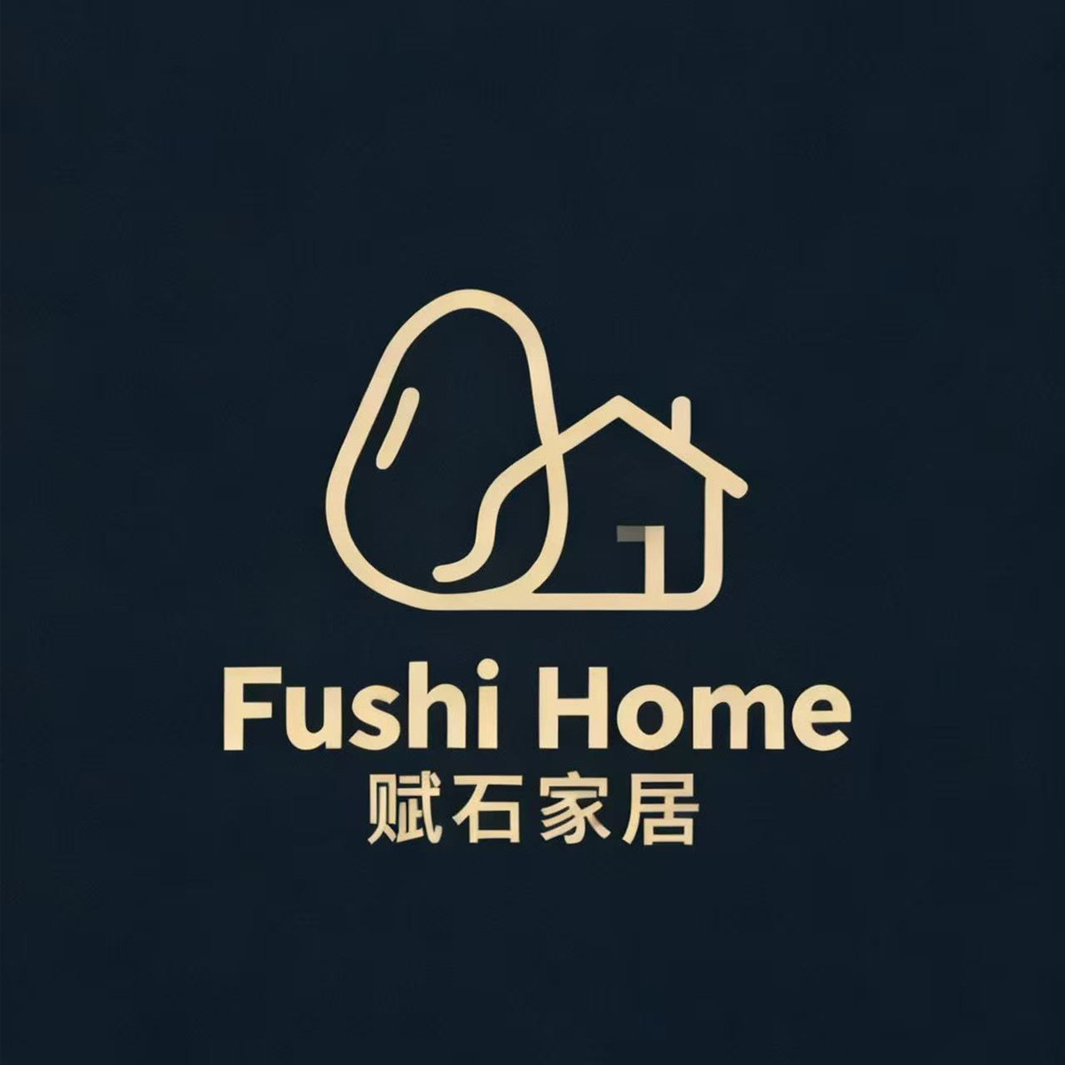 赋石家居的LOGO