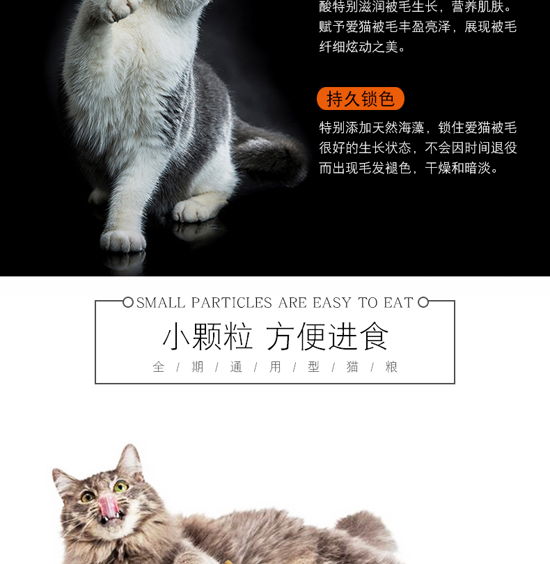 Buổi sáng tăng mèo thực phẩm 20 kg gói lớn cá biển cá hồi hương vị mèo thực phẩm trẻ mèo thực phẩm vào mèo mèo cũ thức ăn chính 10kg hạt cateye