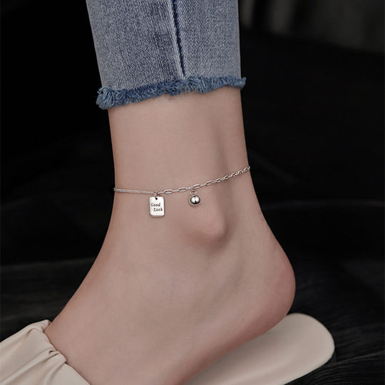 925纯银gookluck脚链女小众设计感轻奢脚环2022年新款夏