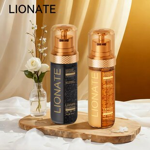 拍两件！法国Lionate鎏金双舱洗发水