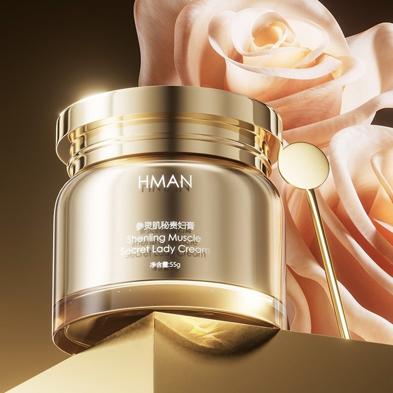 HMAN参灵肌秘贵妇膏轻薄水润保湿紧致提亮素颜霜55g/瓶A