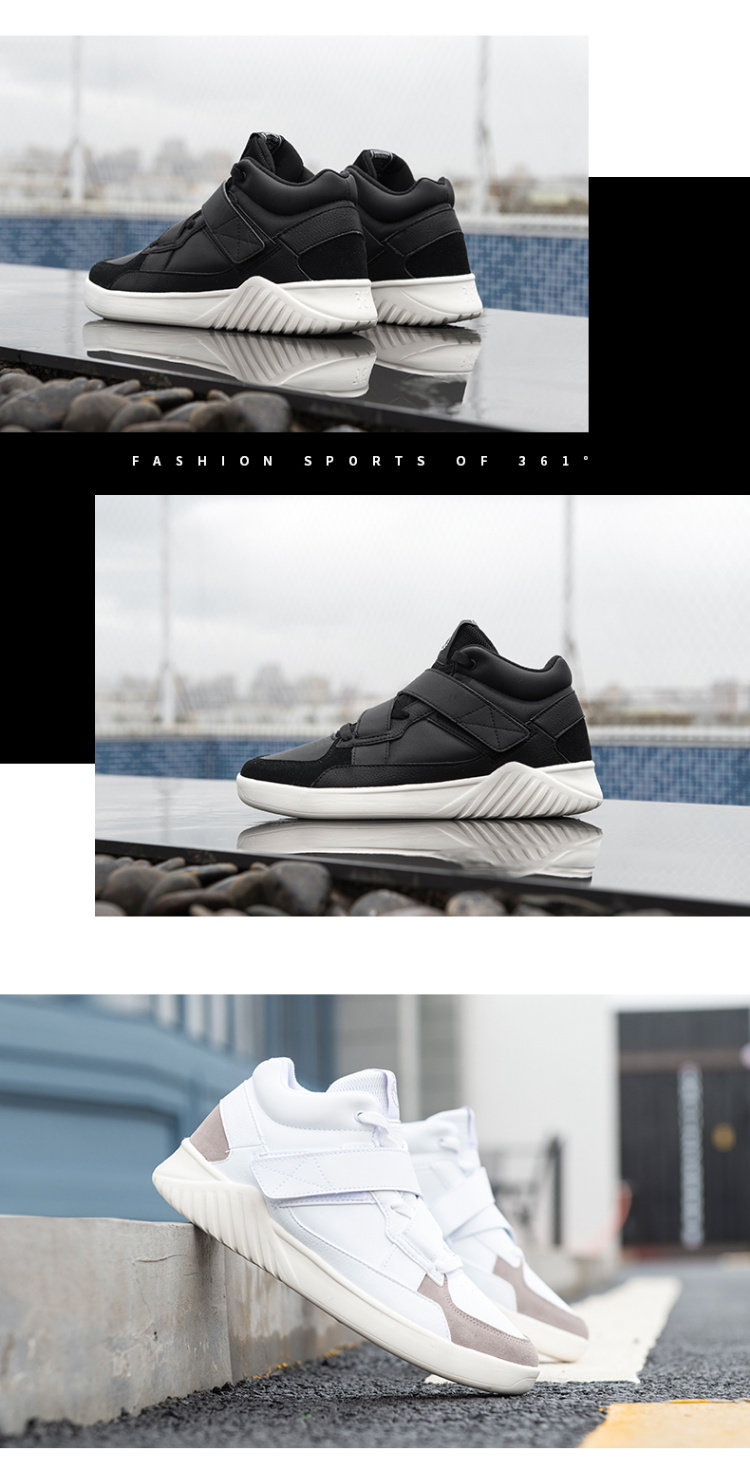 Giày thể thao nam 361 mùa đông 2018 giúp làm dày giày cotton thông thường Giày thể thao 361 độ giày sneaker nam trắng