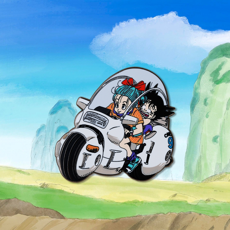 Topunk Motorcycle Bulma and Goku Magnetic Metal Badge Brooch Refrigerator Magnet Pin Topunk Motorcycle Bulma and Goku Magnetic Metal Badge Brooch Refrigerator Magnet Pin