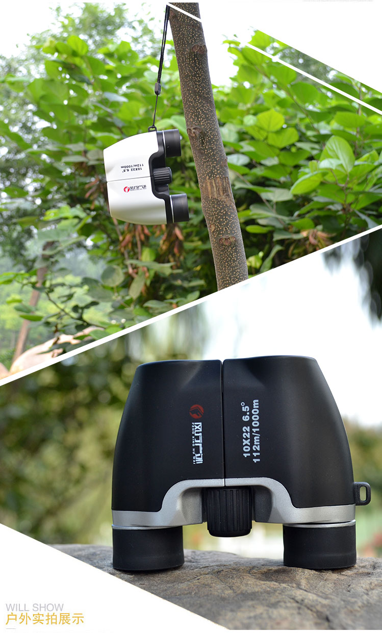Phổ biến ngoài trời 10 lần Paul ống nhòm mini quang HD không hồng ngoại ánh sáng ban đêm tầm nhìn rộng góc cao - Kính viễn vọng / Kính / Kính ngoài trời ống nhòm giá rẻ