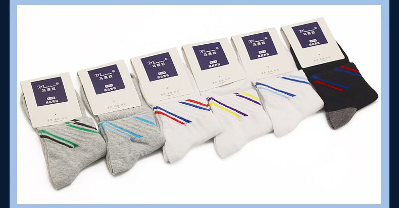 Vớ thể thao nam mùa xuân và mùa thu cotton nam vớ cotton ống trong tất nam bốn mùa mỏng phần khử mùi thấm hút mồ hôi tất vớ nữ