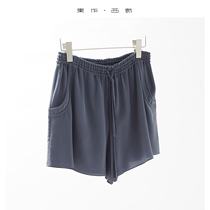 Real silk mulberry silk shorts outside wearing underpants sports pants comfortable and skin-friendly hot pants