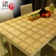 Ming Shi pvc mềm in màu kính mờ tấm tinh thể không thấm nước in bảng vải bảng thảm nhựa có thể được tùy chỉnh - Khăn trải bàn khăn trải bàn ghế gỗ