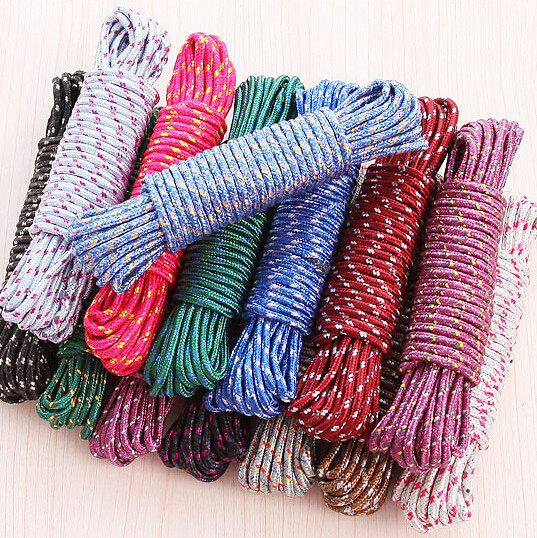 Bold multifunctional nylon non-slip windproof clothesline clothesline household finishing appliances