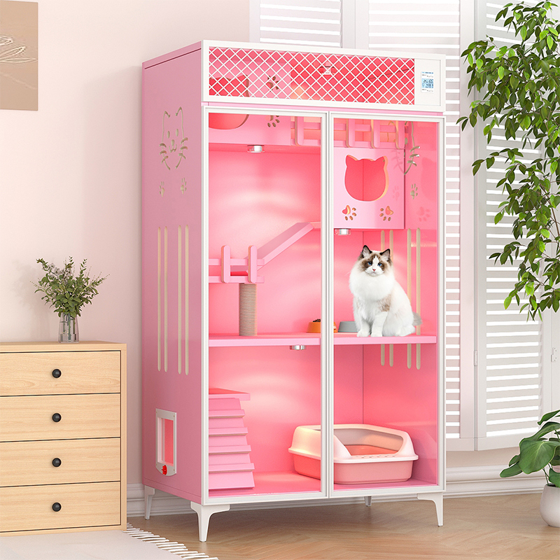 Cat Villa Home Insulation Waterproof Cat Nest Space Cabin Cat Cabinet Big Space Kitty House Cat Cage Cat Toilet Integrated-Taobao