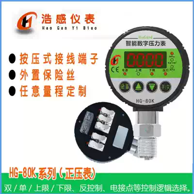 Digital vacuum electric contact pressure gauge negative pressure controller digital display-0 1-1 0-1 6mpa water pump air compressor