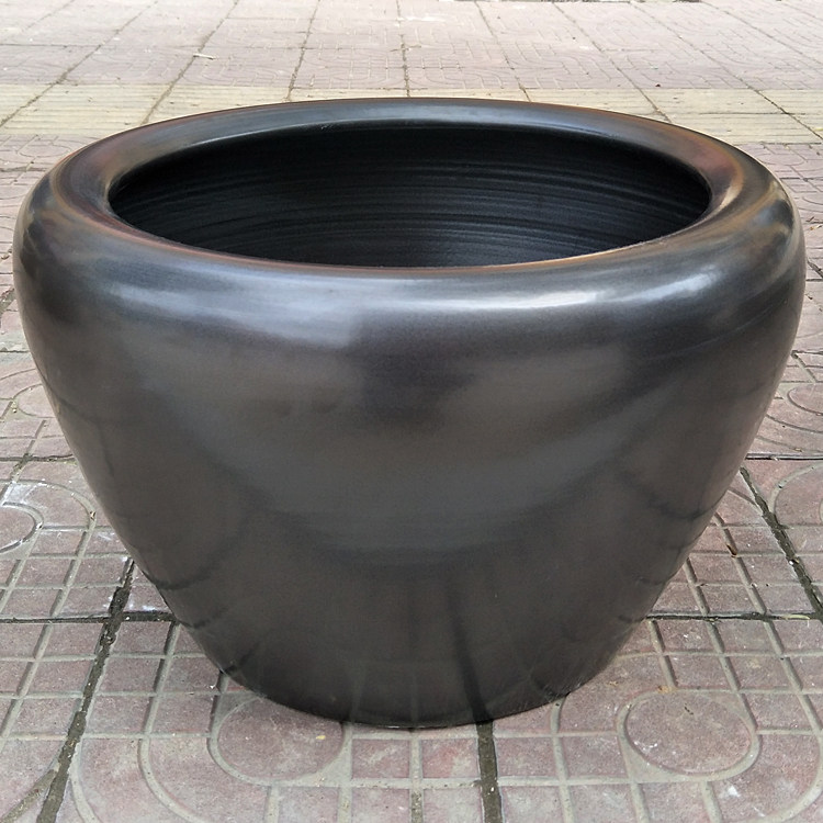 Jingdezhen Ceramics King-Large Fish Bowl Aquarium Pot Lotus Flower Landing Courtyard Rohan Yard