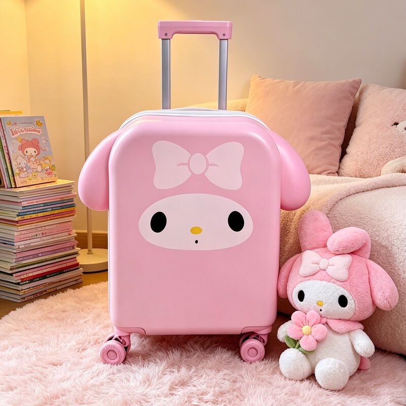 Pink Melody Suitcase, New Style Travel Suitcase, Cute Girls' Trolley Case, 20inch Student Travel Boarding Case Pink Melody Suitcase, New Style Travel Suitcase, Cute Girls' Trolley Case, 20inch Student Travel Boarding Case