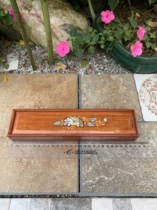 Boutique Vietnam mahogany kuai zi he★Grass pear inlaid with shellfish chopsticks box★Exquisite workmanship