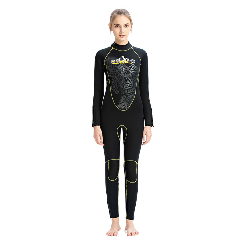 5mm professional even body diving suit scuba deep snorkeling female suede cold and warm semi-dry frogs wetsuit wetsuit