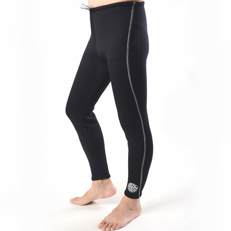 3mm two-piece diving pants for men and women plus velvet cold and warm large size elastic snorkeling wetsuit technical diving pants wetsuit