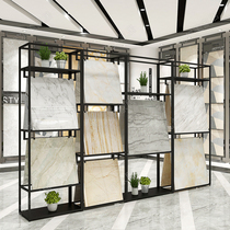 Double - sided plate can move 600 800 tile stand multi - functional vertical floor tile sample frame display frame ceramic