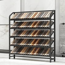 Ceramic aluminum buckle aluminum square display frame resin tile tile display cabinet tile display shelf