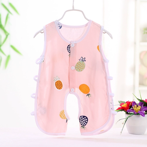 Лето младенца Pipa Lianhe Main Human Cotton Cotton Randeveless Silk Clacking Conditing Conditing Conditing Cotton Silk Hollow Clothing Clothing