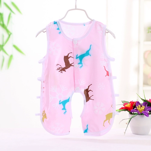 Лето младенца Pipa Lianhe Main Human Cotton Cotton Randeveless Silk Clacking Conditing Conditing Conditing Cotton Silk Hollow Clothing Clothing