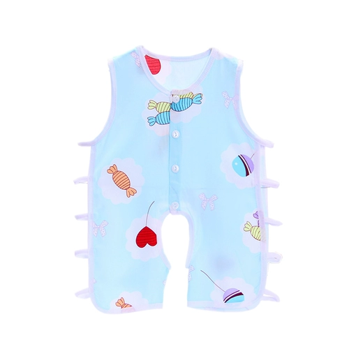 Лето младенца Pipa Lianhe Main Human Cotton Cotton Randeveless Silk Clacking Conditing Conditing Conditing Cotton Silk Hollow Clothing Clothing