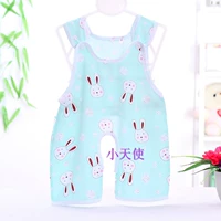 Пуговица на плечо шоколадного цвета, цельная голова кролика, светло-зеленая