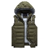 Mùa đông chất béo nam cực lớn bông cotton nam cộng với phân bón XL xuống bông vest lỏng lẻo vest áo ba lỗ tập gym nam Áo vest cotton