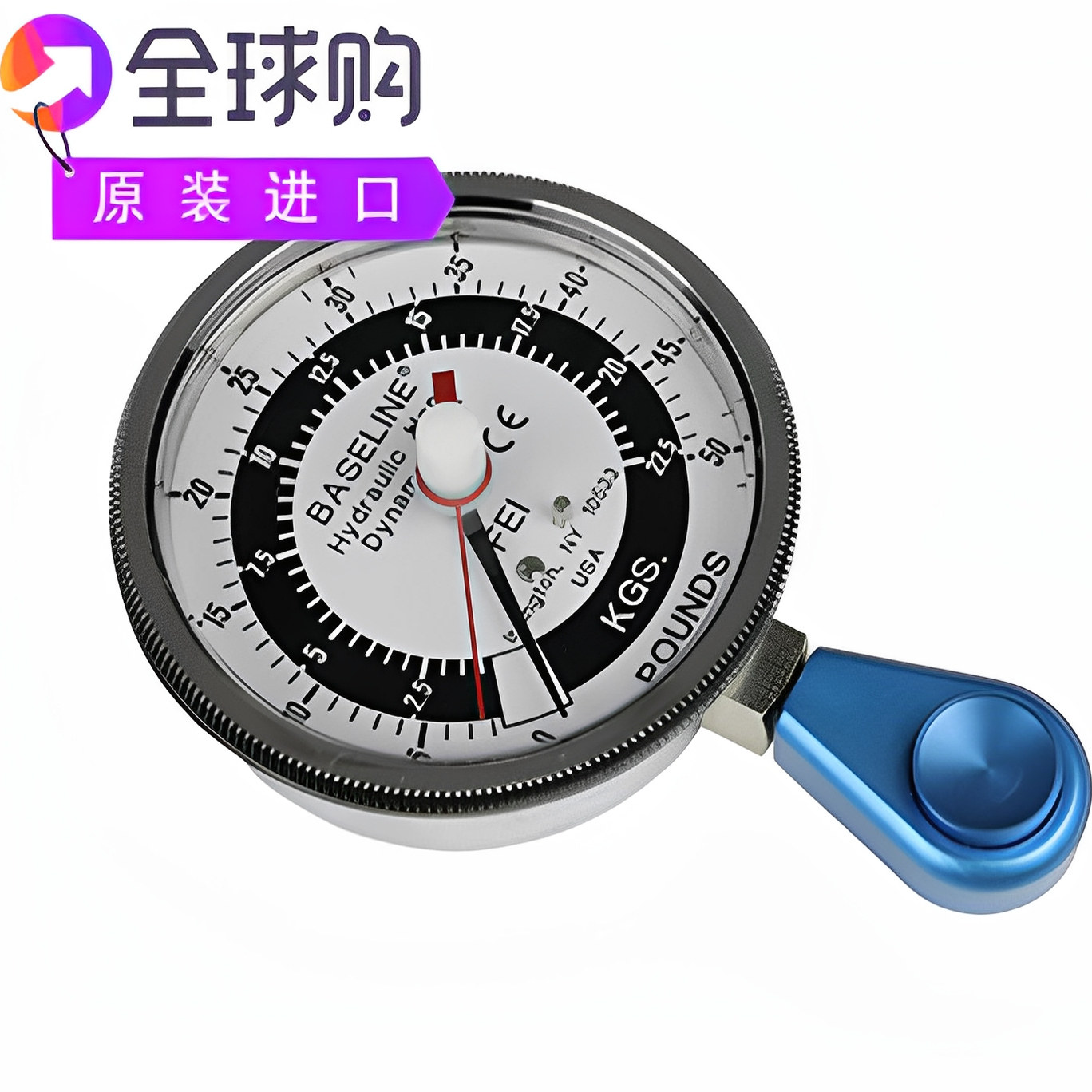 Baseline Pinch压力计液压HiRes压力计50磅容量-1202