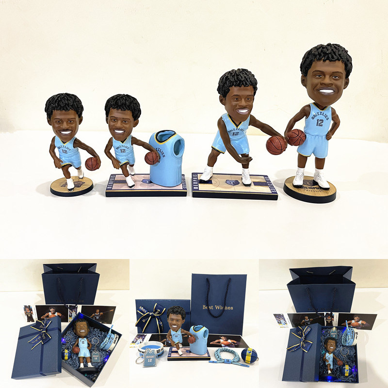 Morant Figurine Model Doll Valentine's Day Birthday Gift Box Basketball Fan Merchandise Souvenir Gift for Boys