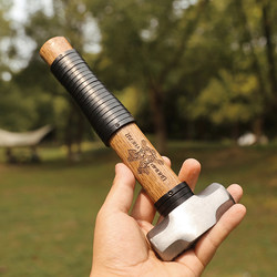 G & B grumpy bear hammer cowhide handle nail hammer craftsman hammer camping hammer forging outdoor camping