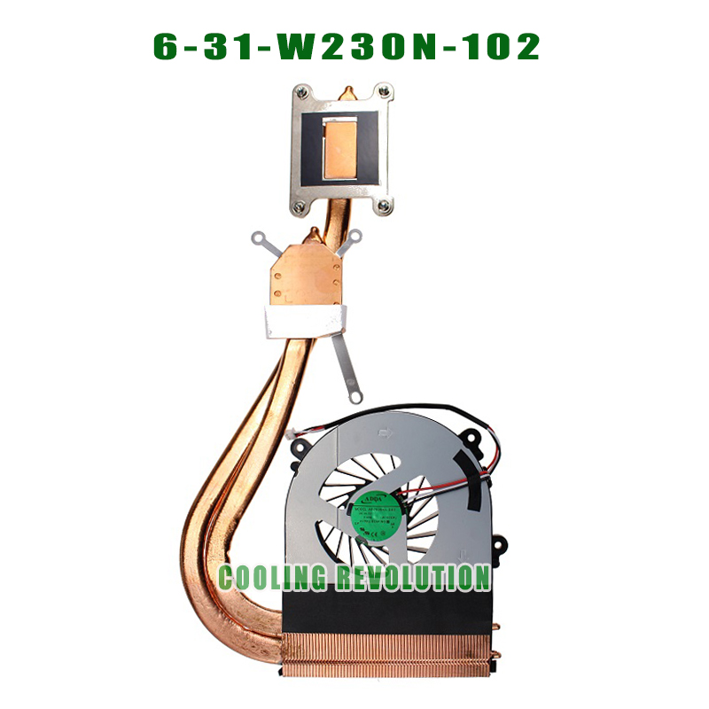 For Clevo W230SD W230SS W230ST W350STQ W350ET CPU FAN /& heatsink 6-31-W230N-102