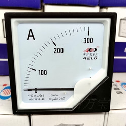 중파로 기계식 포인터 AC 전류 측정기 42L6 300/5 300 ~ 5 크기 120*120mm